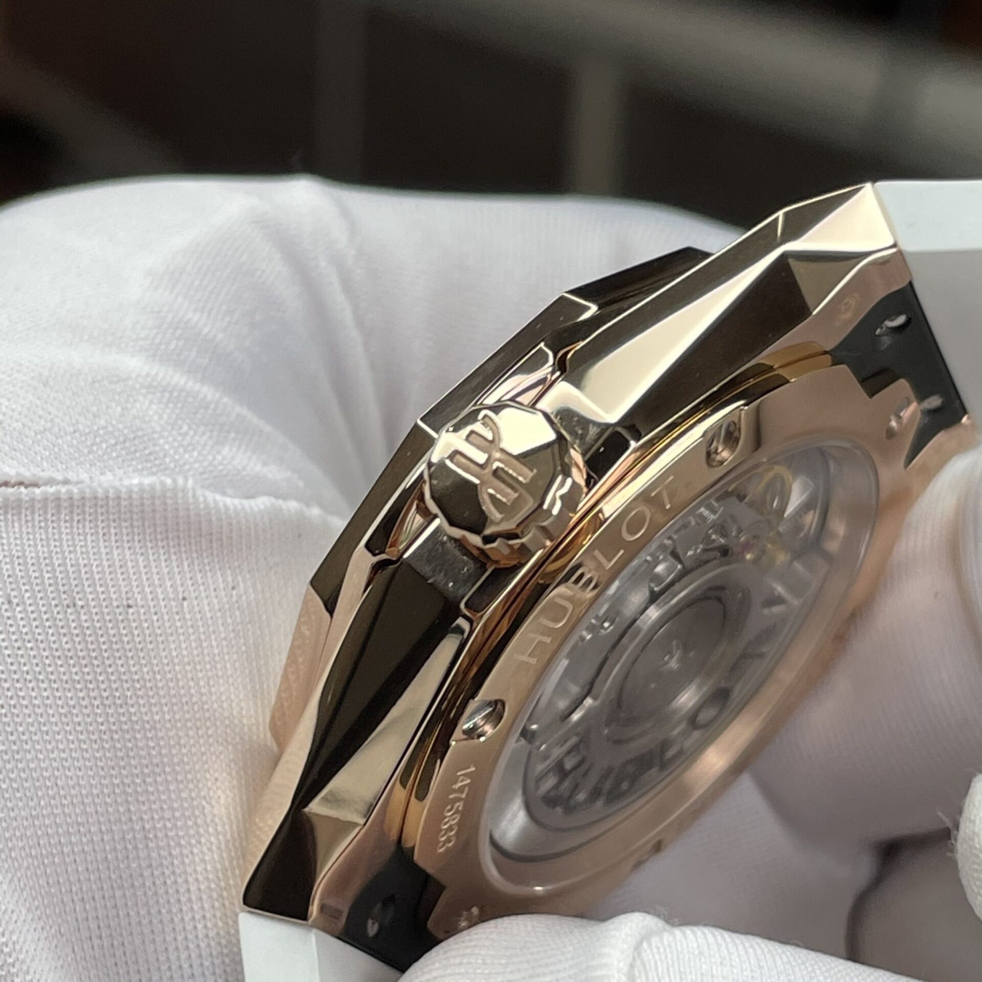 Hublot Replica 1:1 Watch Orlinski King Gold White Rubber Strap APS 40mm - Top club