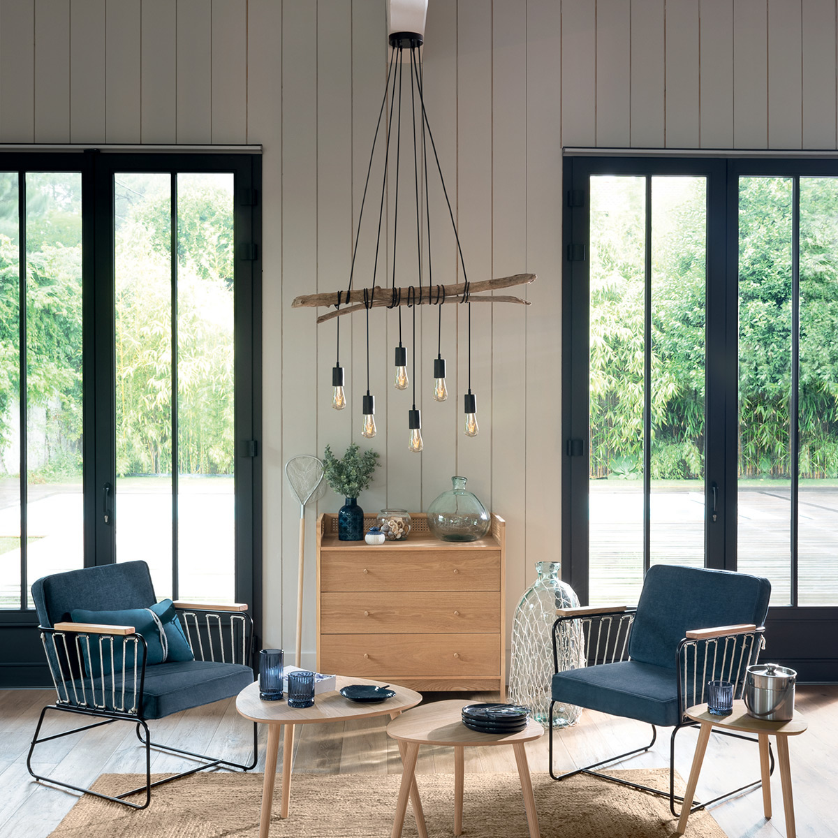 LED bulb "Tear" Amber right, D.6.5 cm, E27