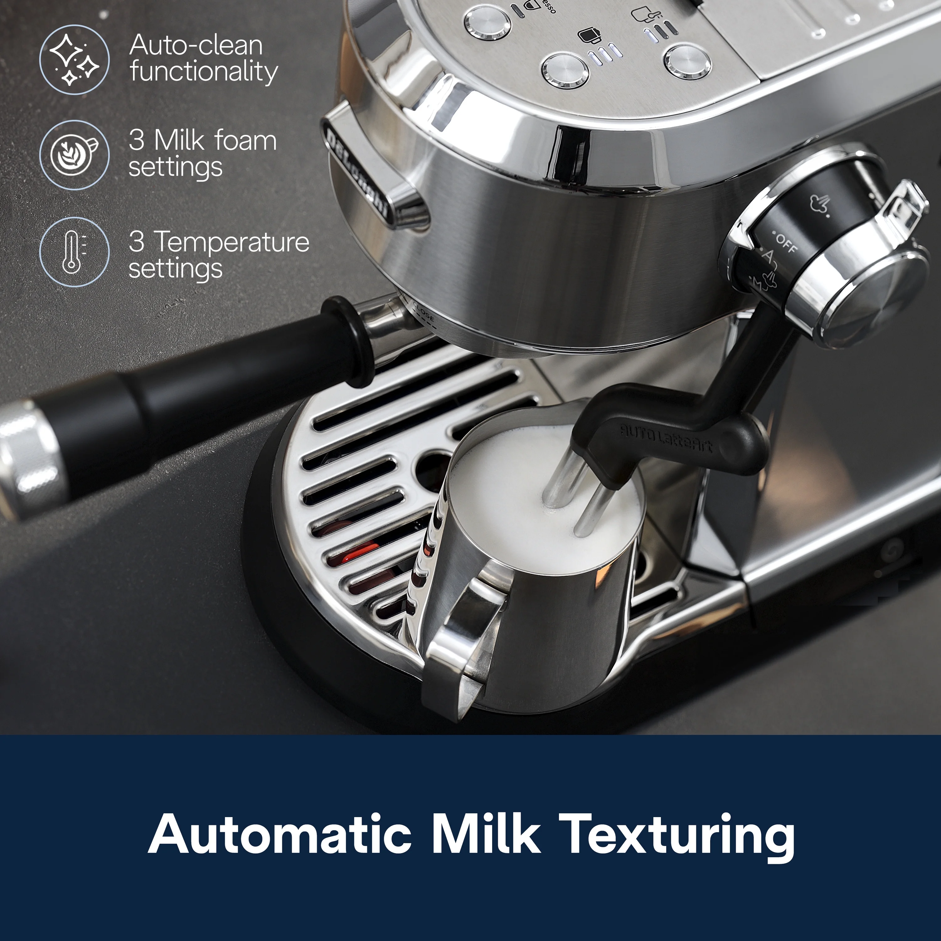 Delonghi  New Dedica Maestro Plus Espresso Machine with Automatic Steam Wand