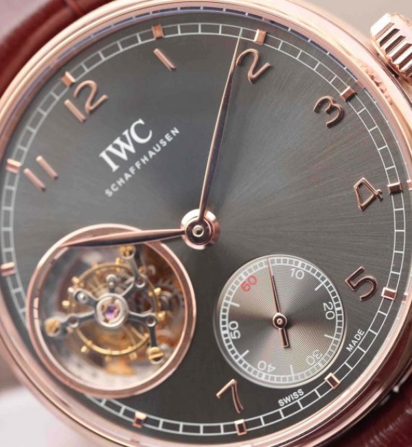 Replica IWC AZ Portuguese Tourbillon IW5463 RG Gray Dial - Top club