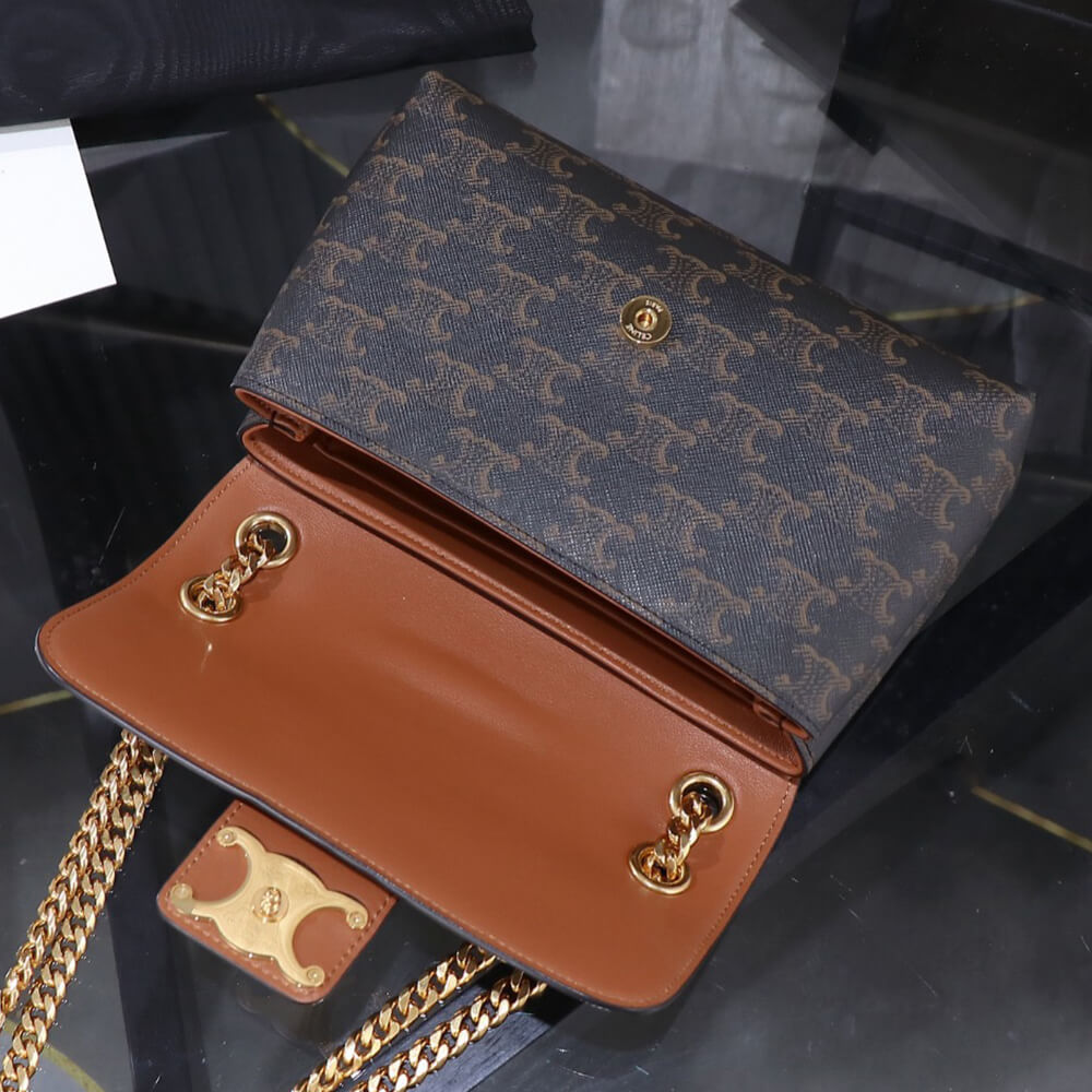 CELINE TEEN CELINE VICTOIRE BAG in Triomphe Canvas1:1High-quality replica