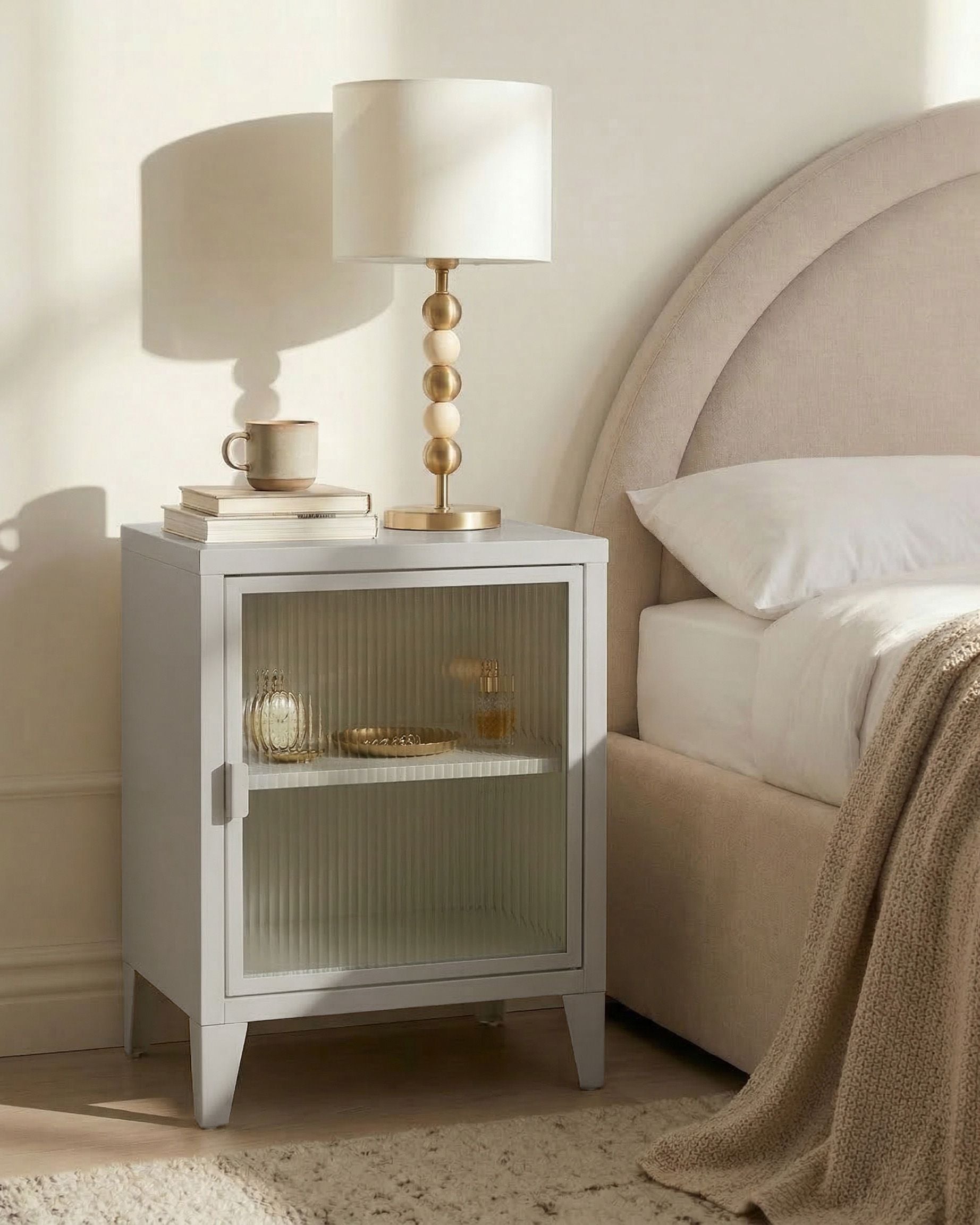 Storage Unit ORETI Metal Light Grey