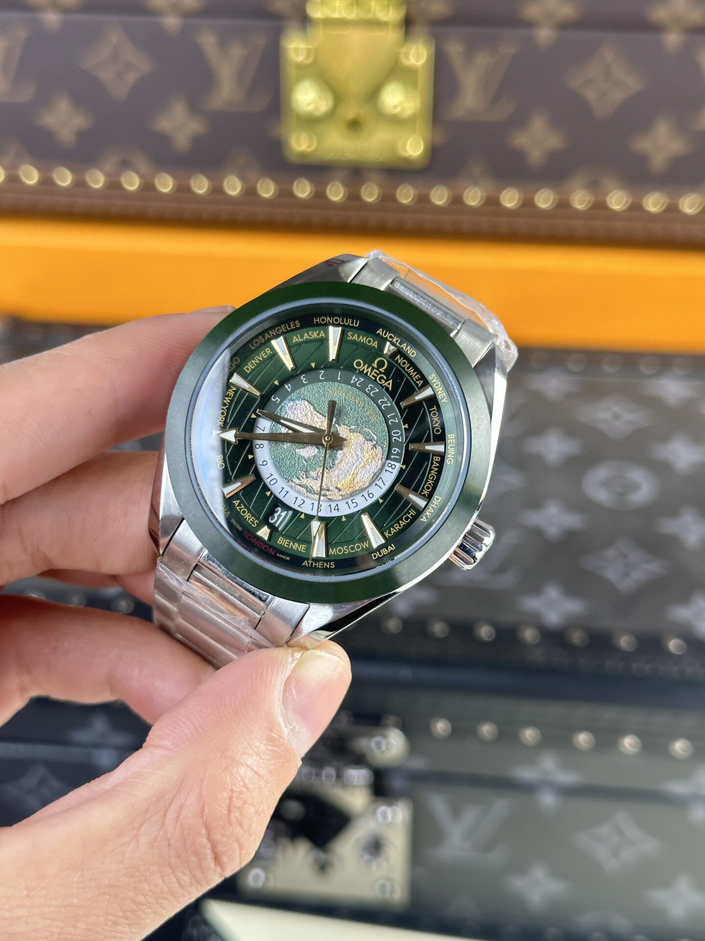 Omega Replica Watch Seamaster Aqua Terra Dial Green 43mm - Top club