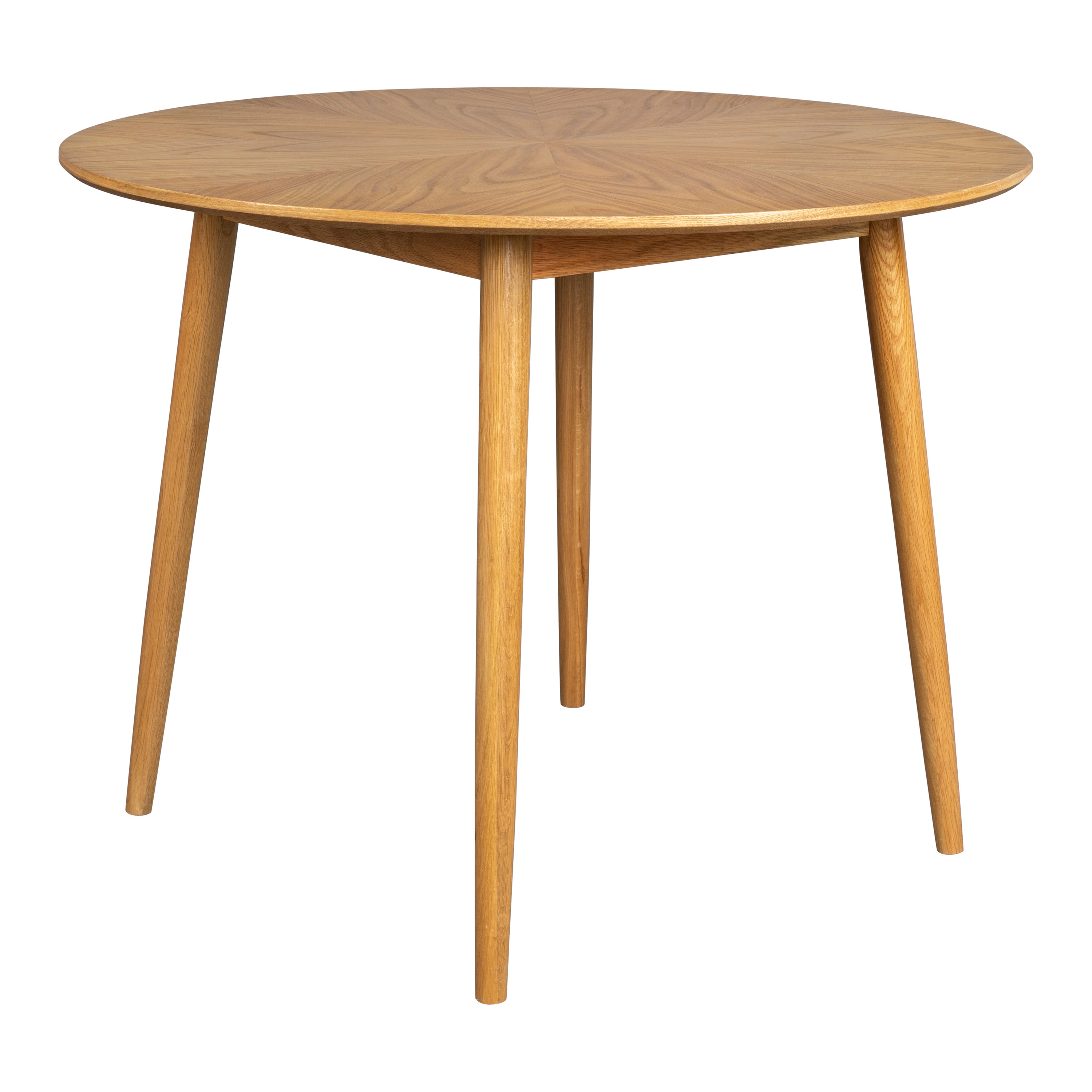 Blokker basic Finn Eettafel - Ø 120 cm - Bruin
