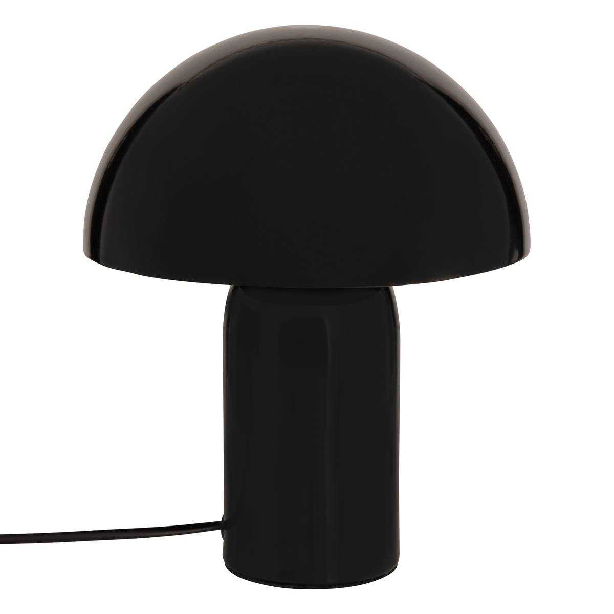 Mushroom Lamp Sector "Lito" Black, H.24.5 cm