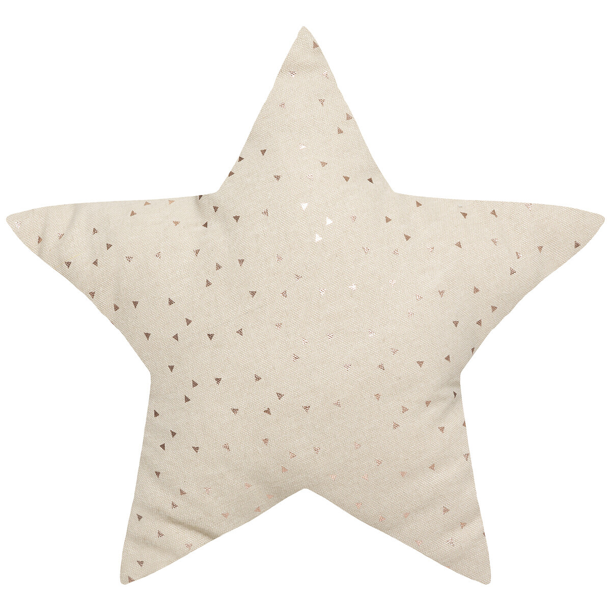 Kids cushion "Berlingot" star Beige, 40x40 cm