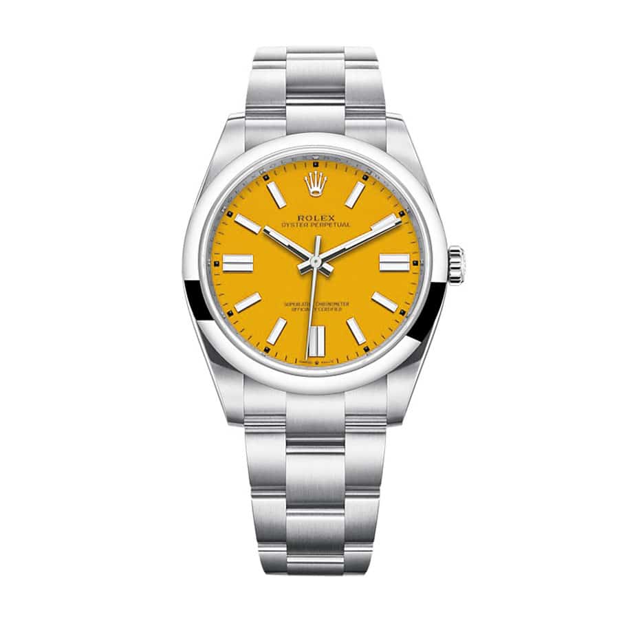 Rolex Oyster Perpetual Orange Dial 124300-0004 Replica - Elite Watch Atelier