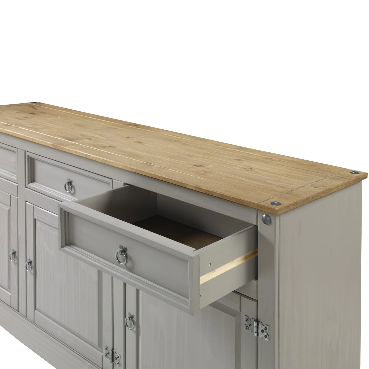 Wood Buffet Sideboard Corona Gray | Furniture Dash COG917 - Image 8