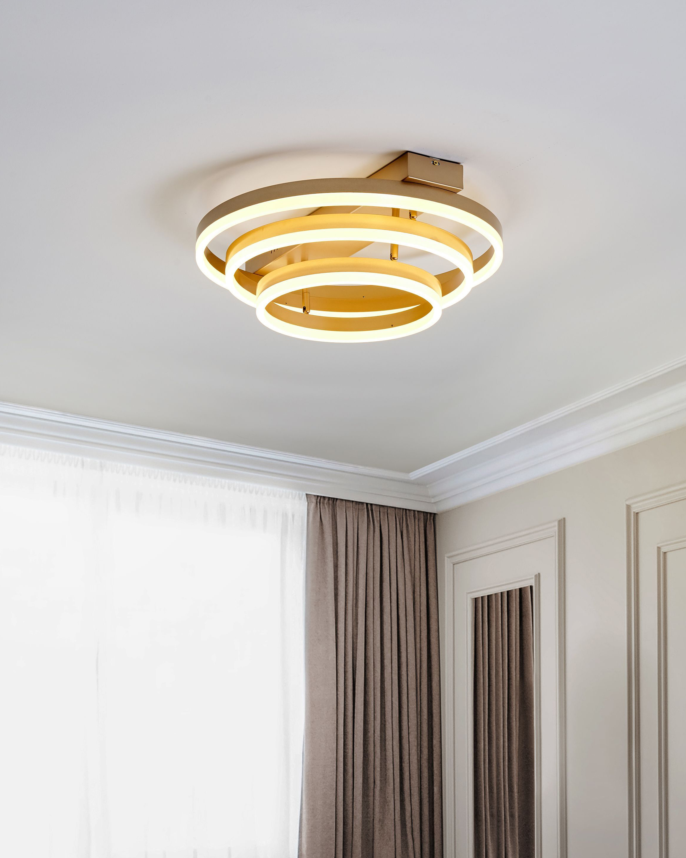 LED Ceiling Lamp NORE Gold