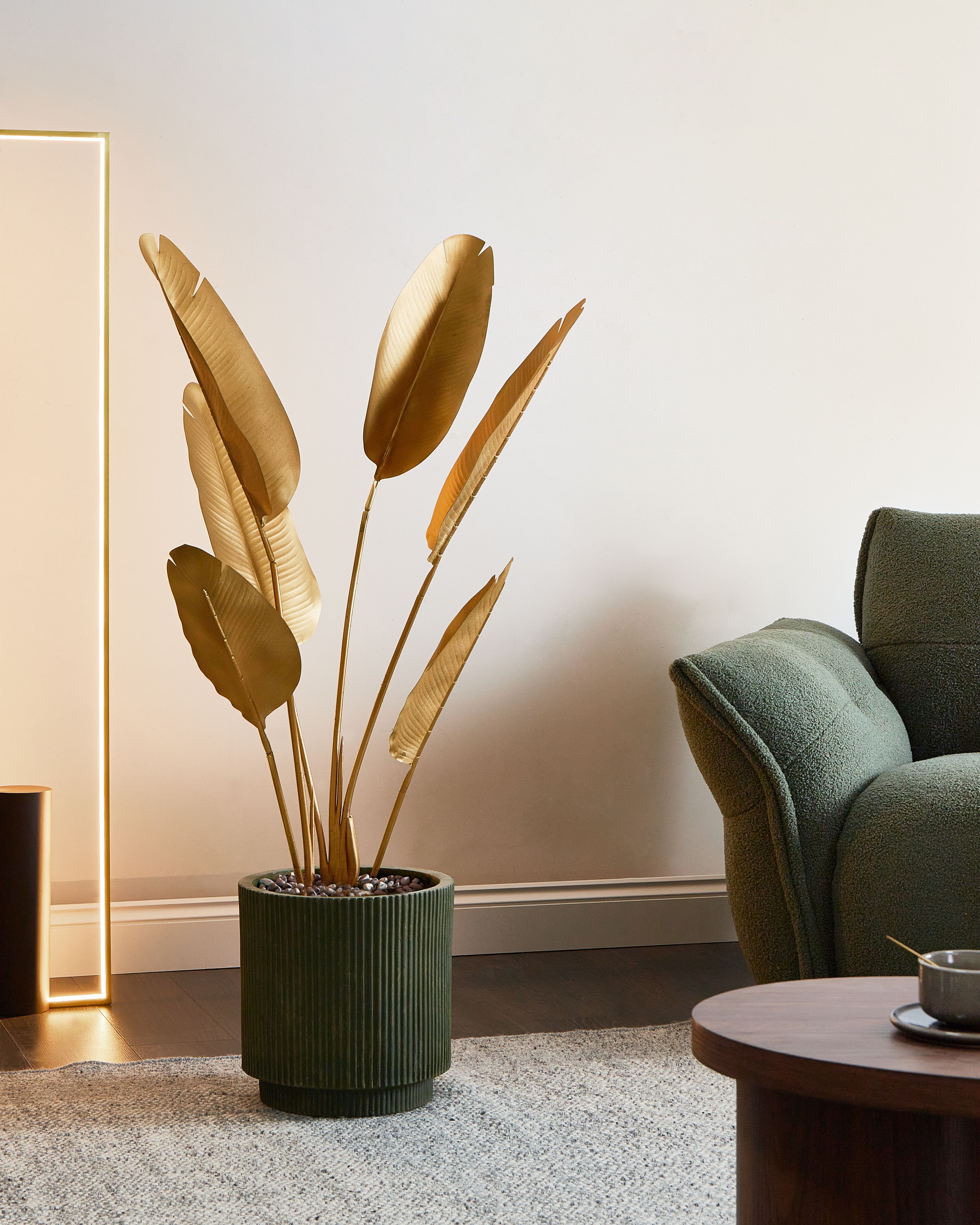 Artificial Plant BANANA TREE 123 cm Gold