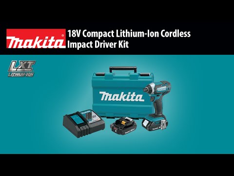 Makita 2-Tool 18V LXT Lithium-Ion Drill/Driver & Impact Driver Cordless Tool Combo Kit