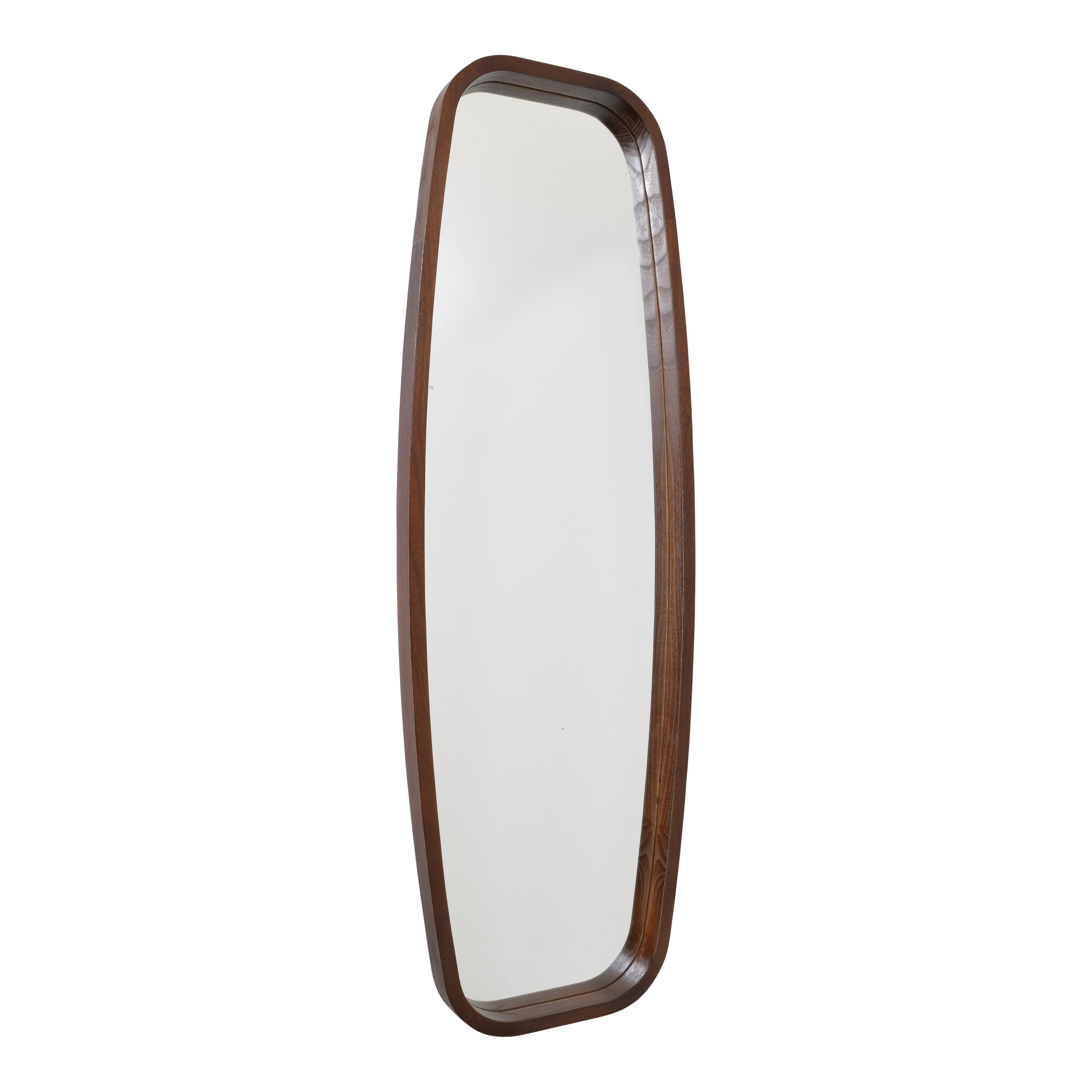 Fragix Wandspiegel Eva 40x120 Bruin hout