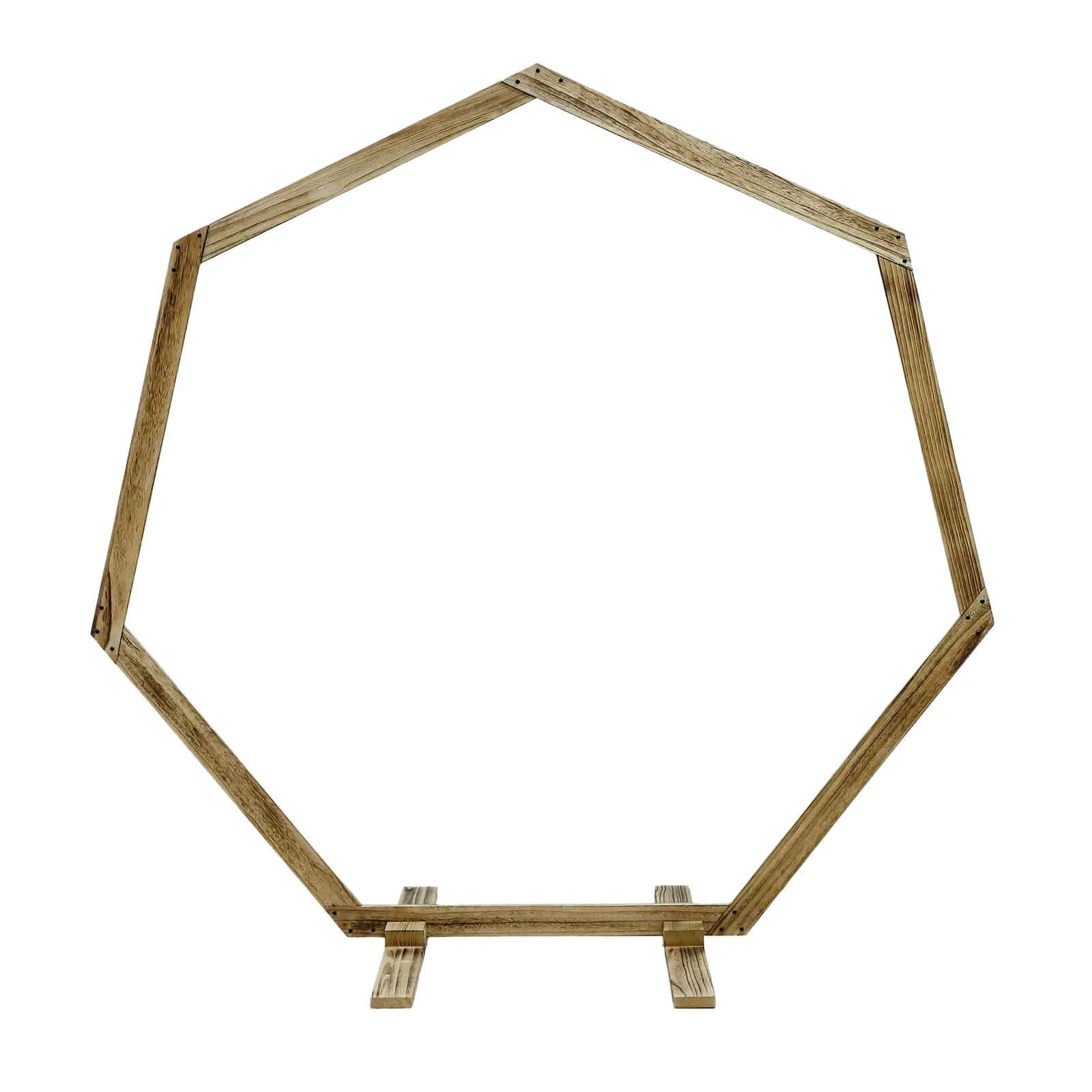 Efavormart 7FT Rustic Square Wedding Arch Wooden Backdrop Stand, Wedding Ceremony Arch - Brown - Image 57