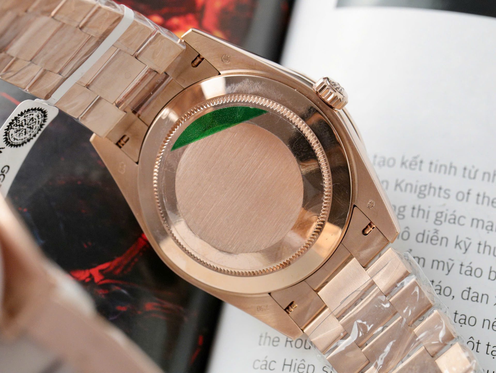 Rolex Day-Date Gold Wrapped + Moissanite Baguette Diamonds Replica Watch GMF 40mm - Top club
