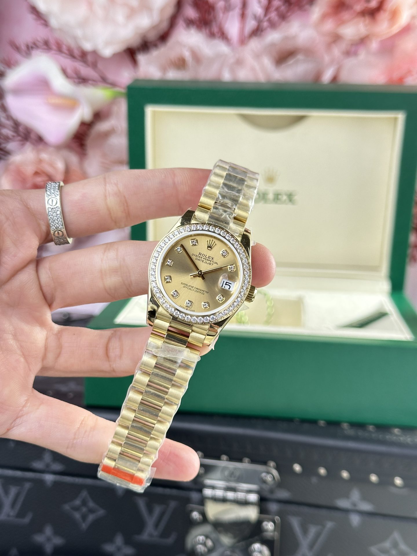 Rolex DateJust 278288 Replica Watch Yellow President Strap 31mm - Top club
