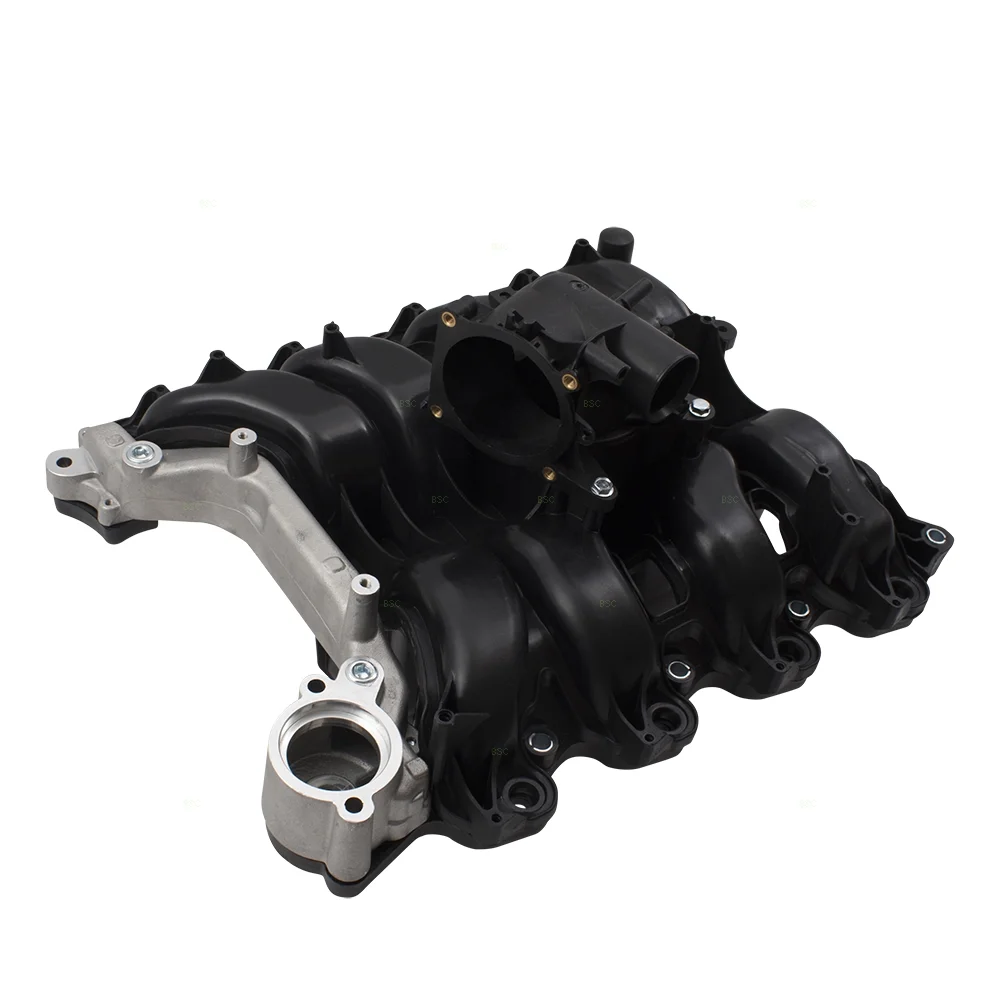 Brock Replacement Upgraded Design Upper Intake Manifold with Thermostat Repair Kit Compatible with 2007-2008 Ford F-150