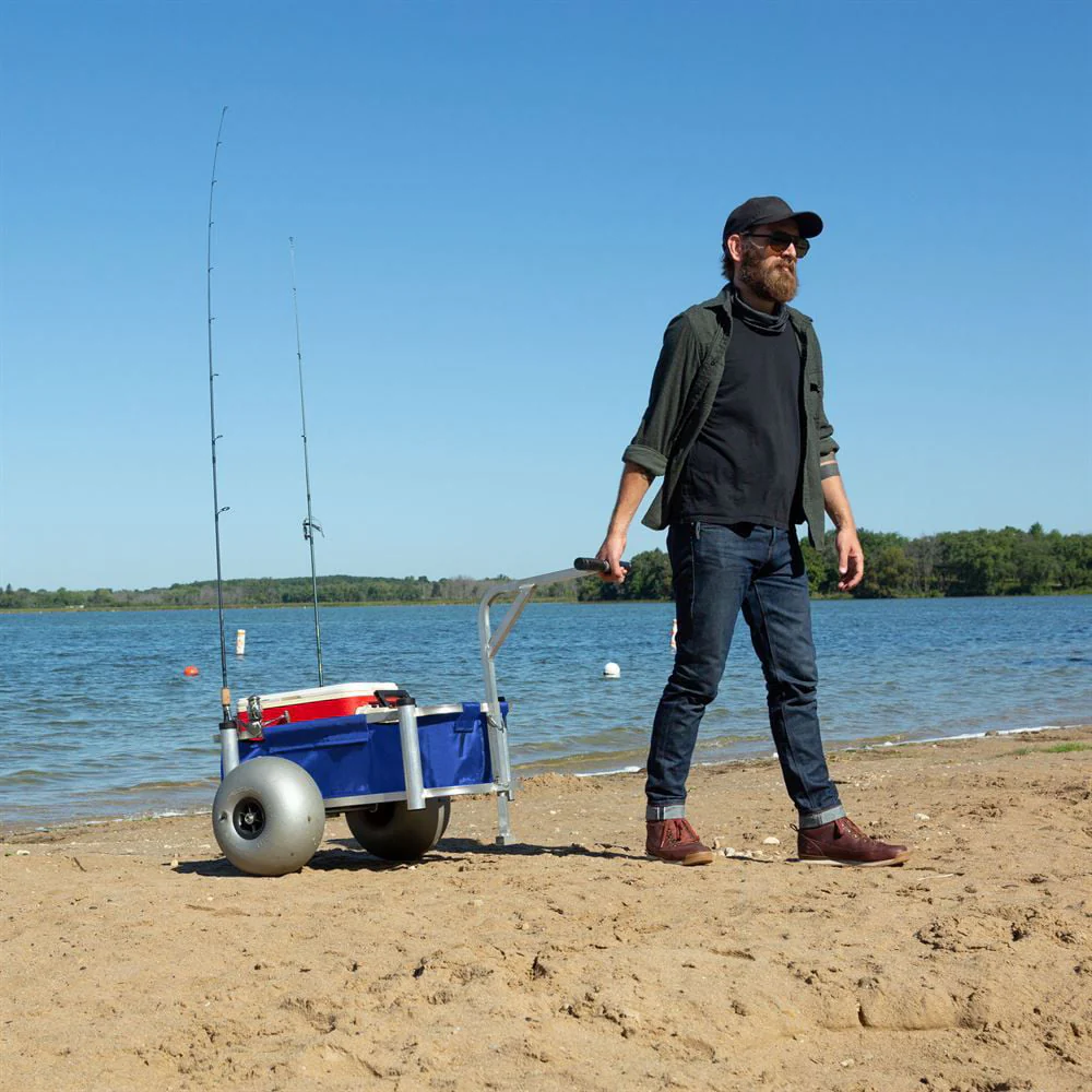 Harbor Mate Fishing and Beach Cart with Balloon Wheels - Image 3
