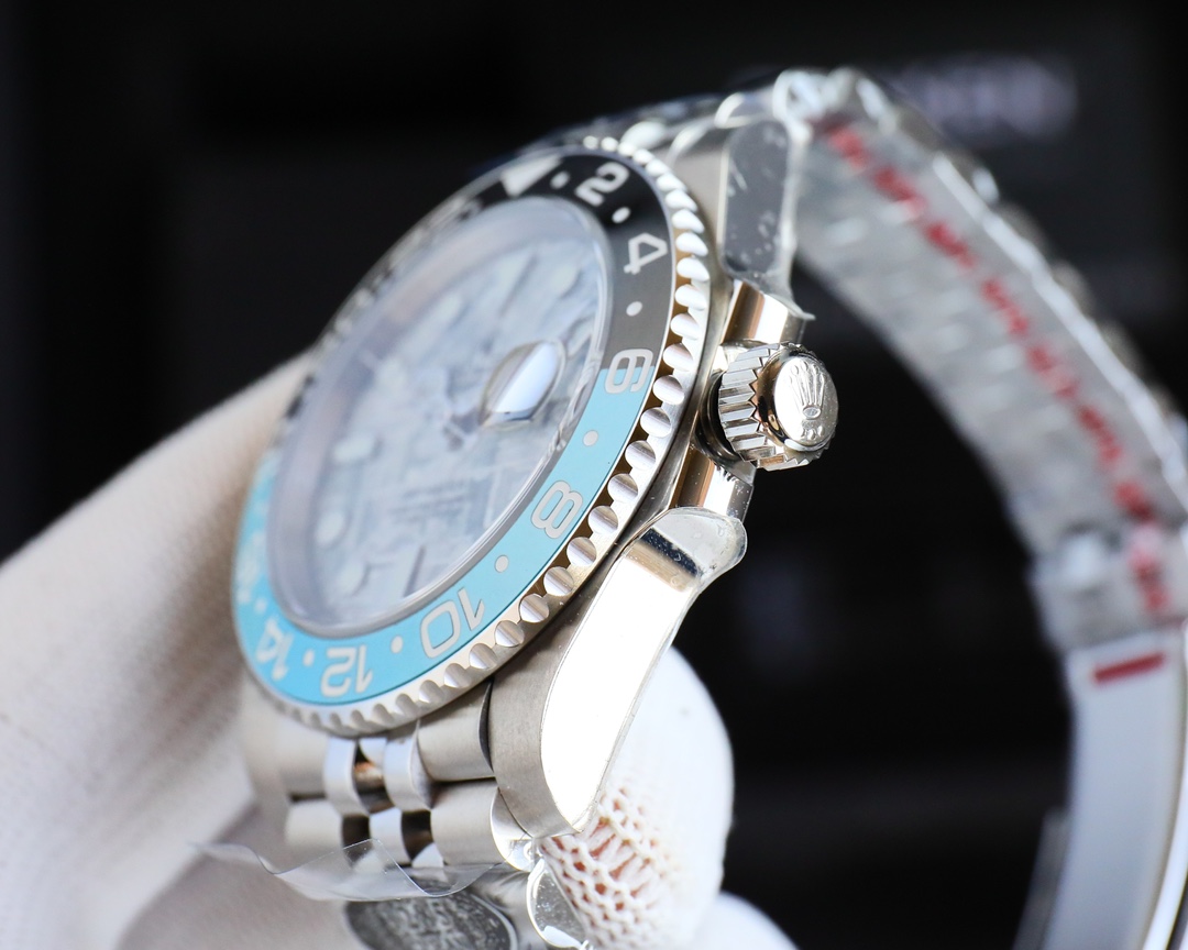 Rolex GMT Masterll Greenwich Materoite Semi Swiss ETA Automatic Watch(1:1 replica) - Top club