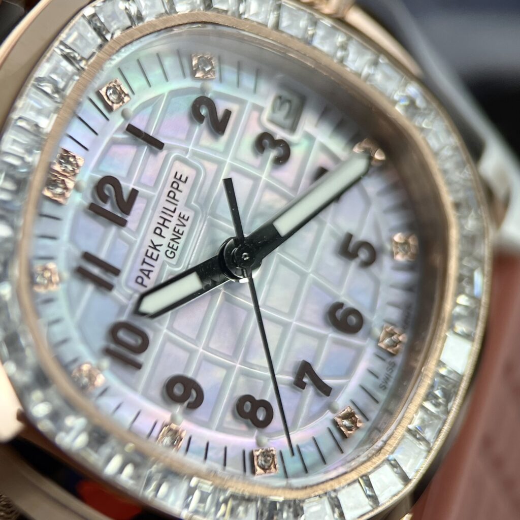 Patek Philippe Replica 11 Watch Aquanaut 5072R Gold Wrapped Moissanite Diamond 35.6mm - Top club