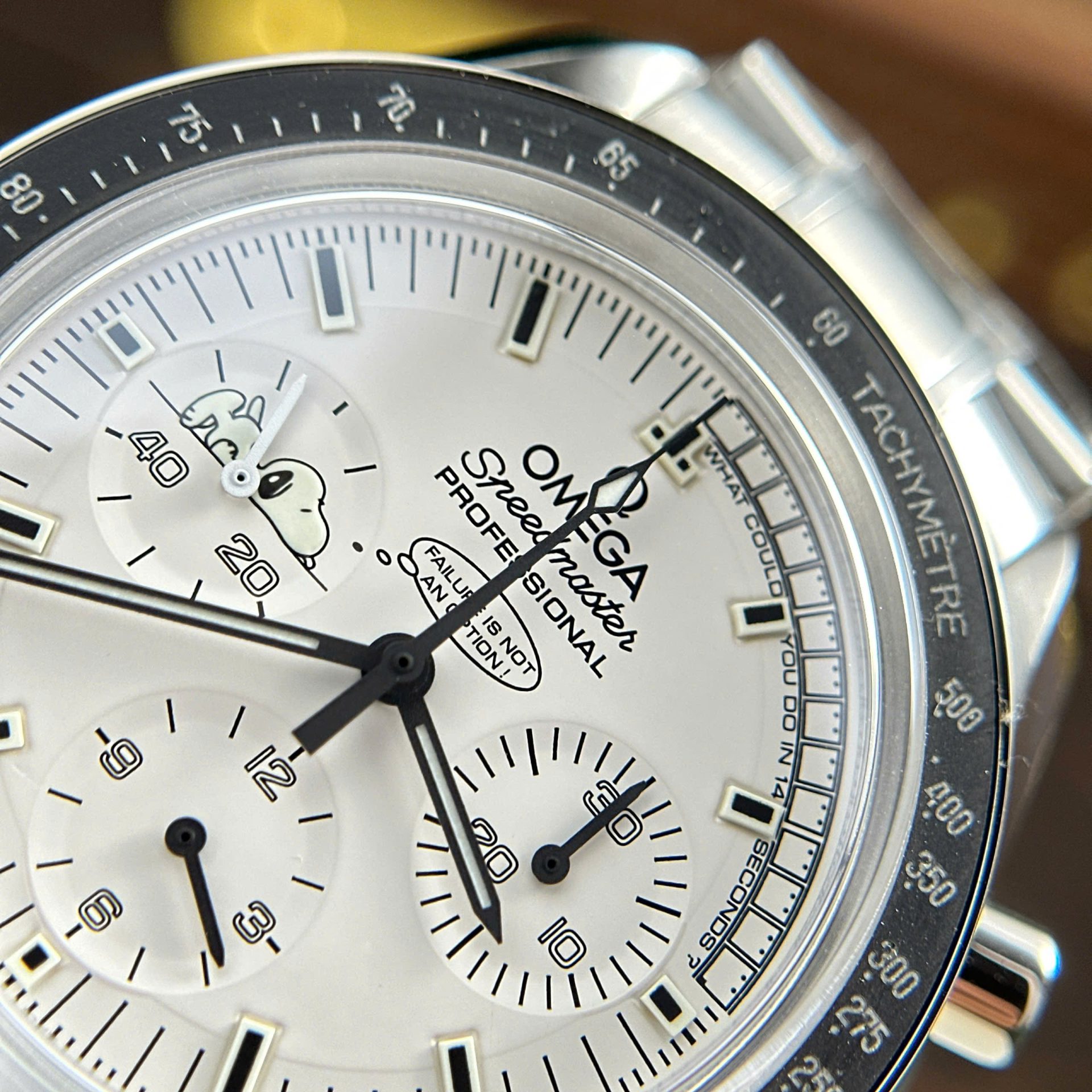 Omega Speedmaster Apollo 13 Silver Snoopy Imitation Watches Metal Wire OM Factory 42mm - Top club