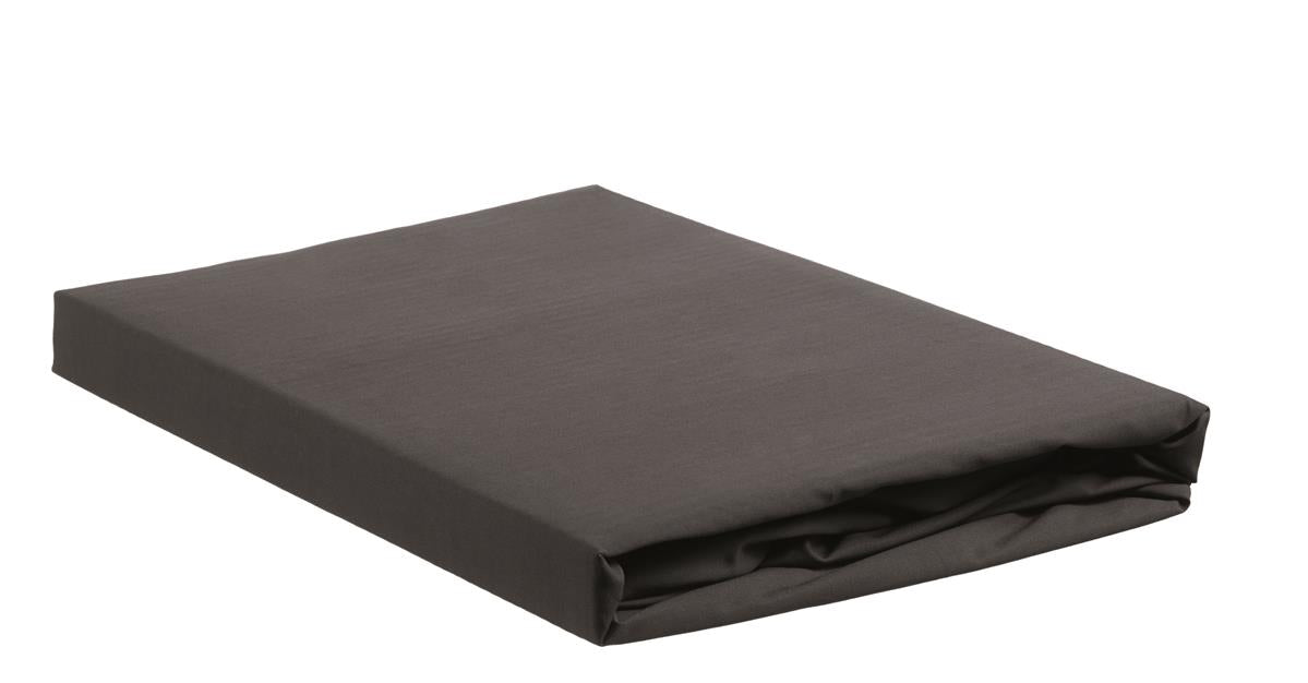 Beddinghouse Percale katoen - Hoeslaken - 90x210 - Antraciet