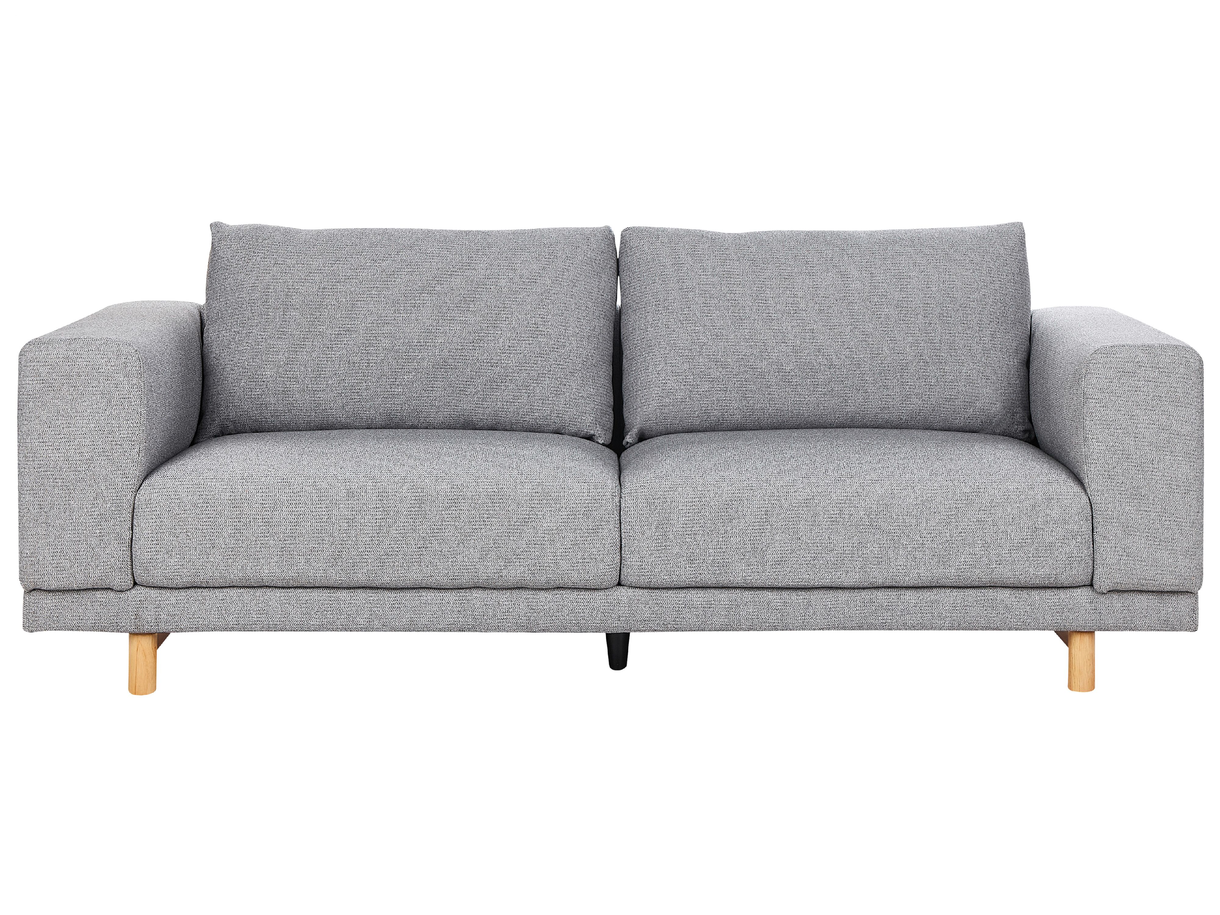 Sofa 3 Seater NIVALA Fabric Light Grey