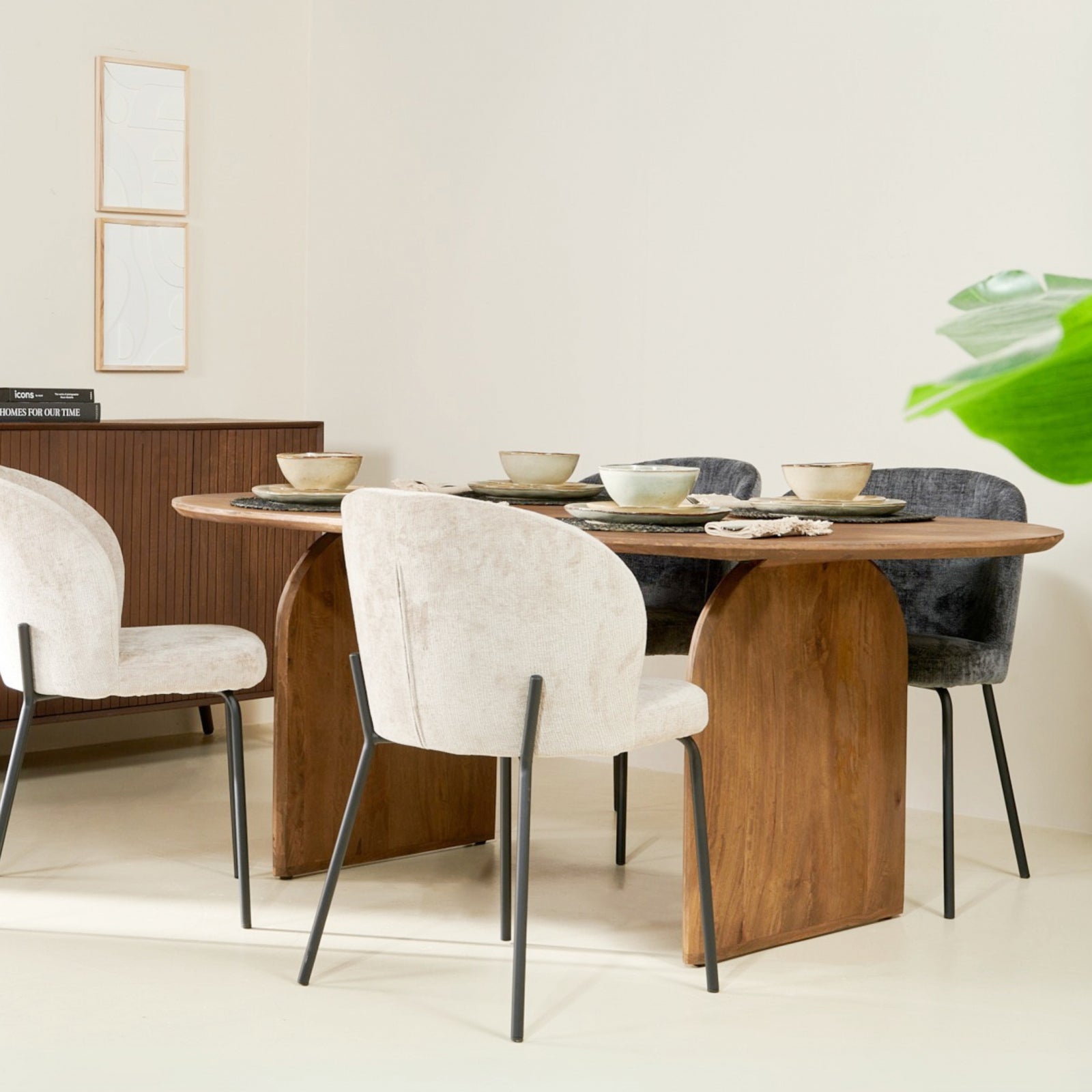 Blokker Ponder Eettafel B 180 cm - Hazel