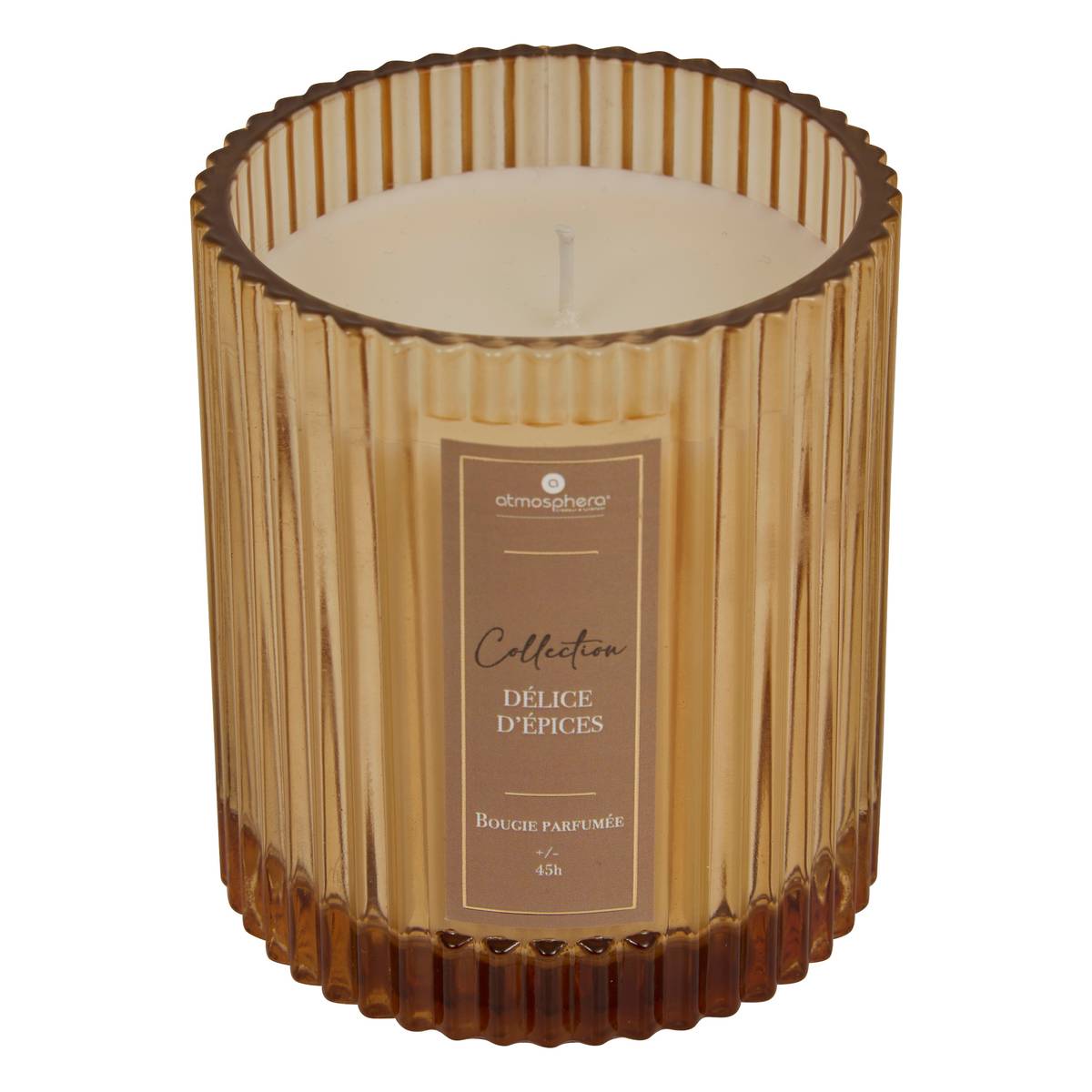 Scented Candle "Albie" Candied Orange - Cinnamon - Tonka Bean, Amber, 290g
