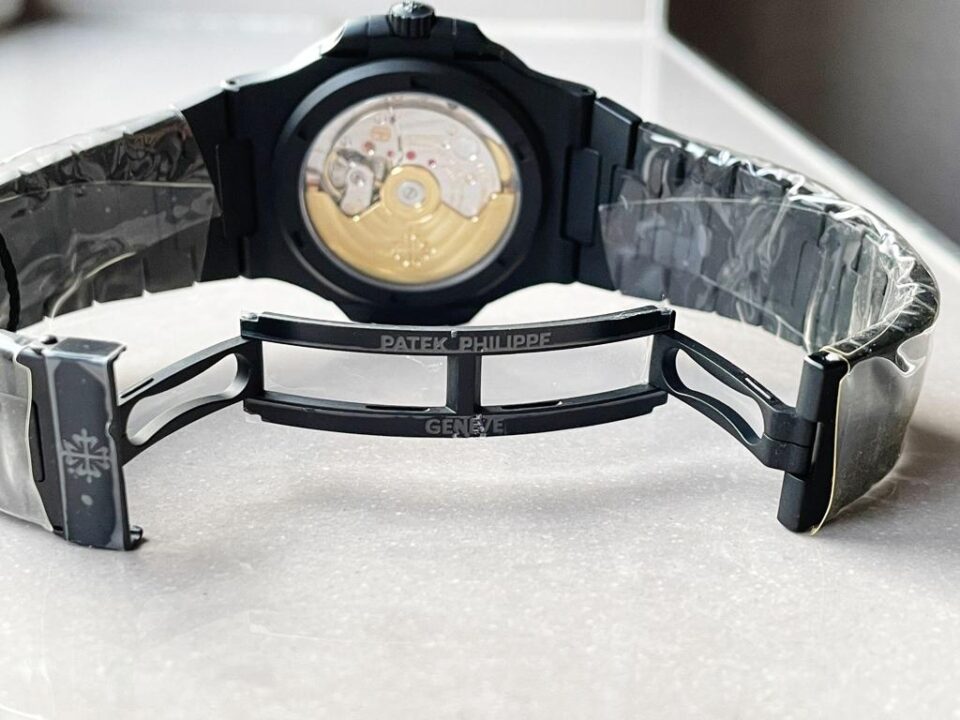 Replica PATEK PHILIPPE Nautilus 5711 ppf 1:1 Best Edition Black Dial on Black Bracelet A324 V2 - Top club