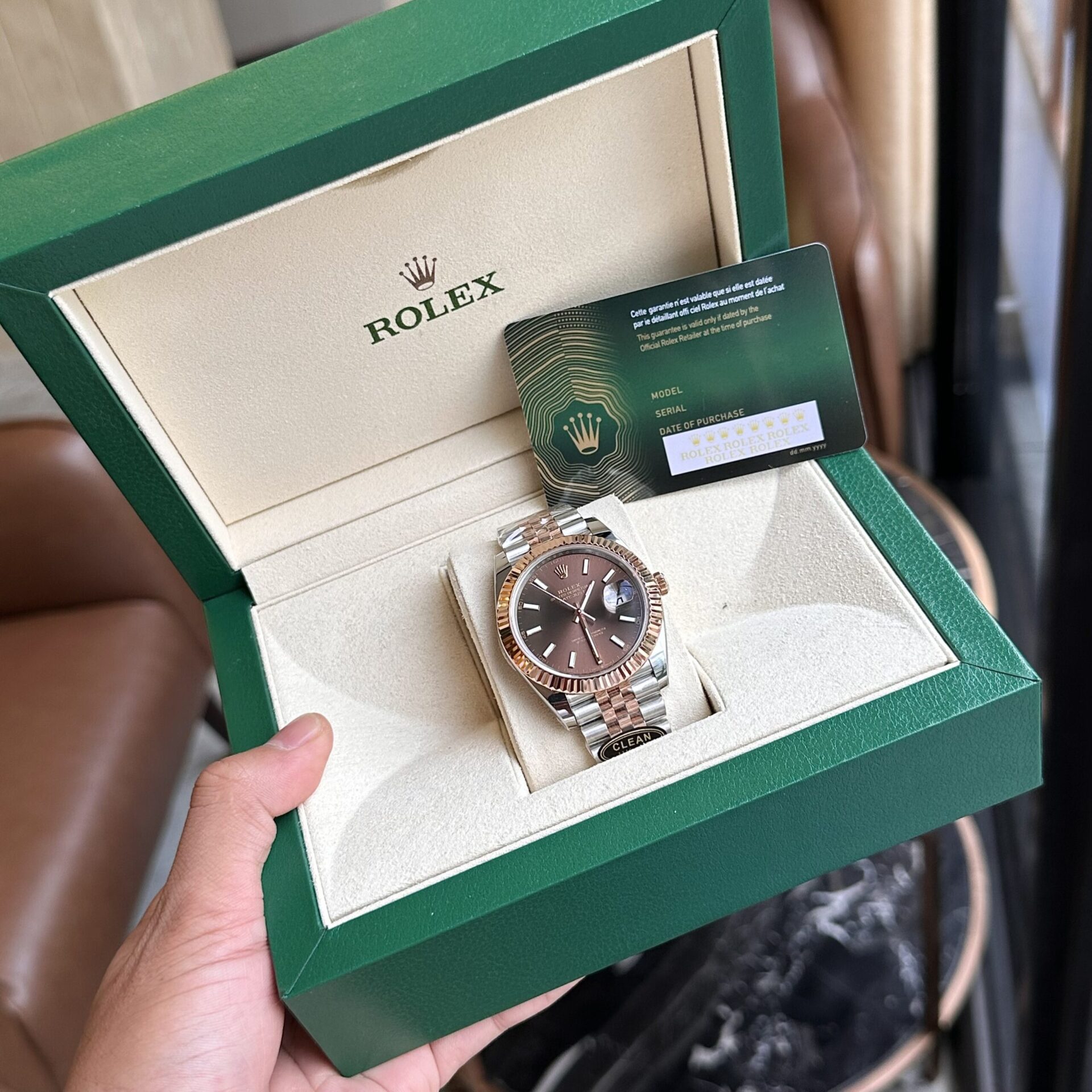 Rolex Replica 1:1 Watch DateJust 126331 Chocolate Dial Clean Factory 41mm - Elite Watch Atelier
