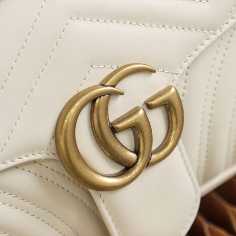 Replica Gucci GG Marmont Medium White1:1High-quality replica