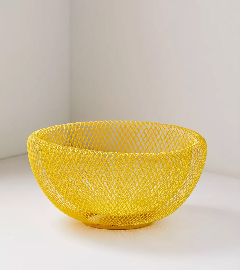 ElegantMesh | Dubbelwandige Stalen Fruitmand voor Ventilatie en Stijl