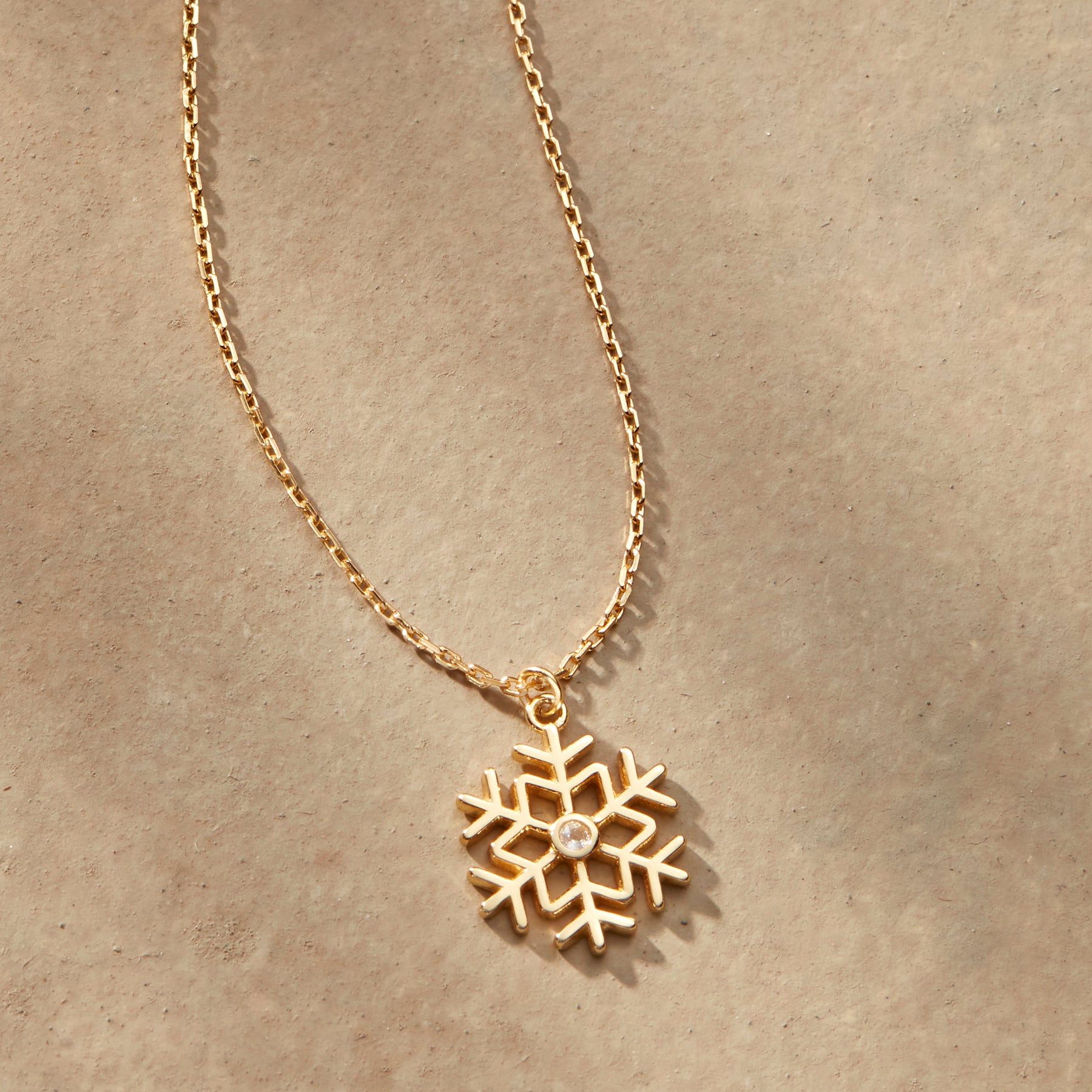 Gold Snowfall Necklace - Sundance Clothing