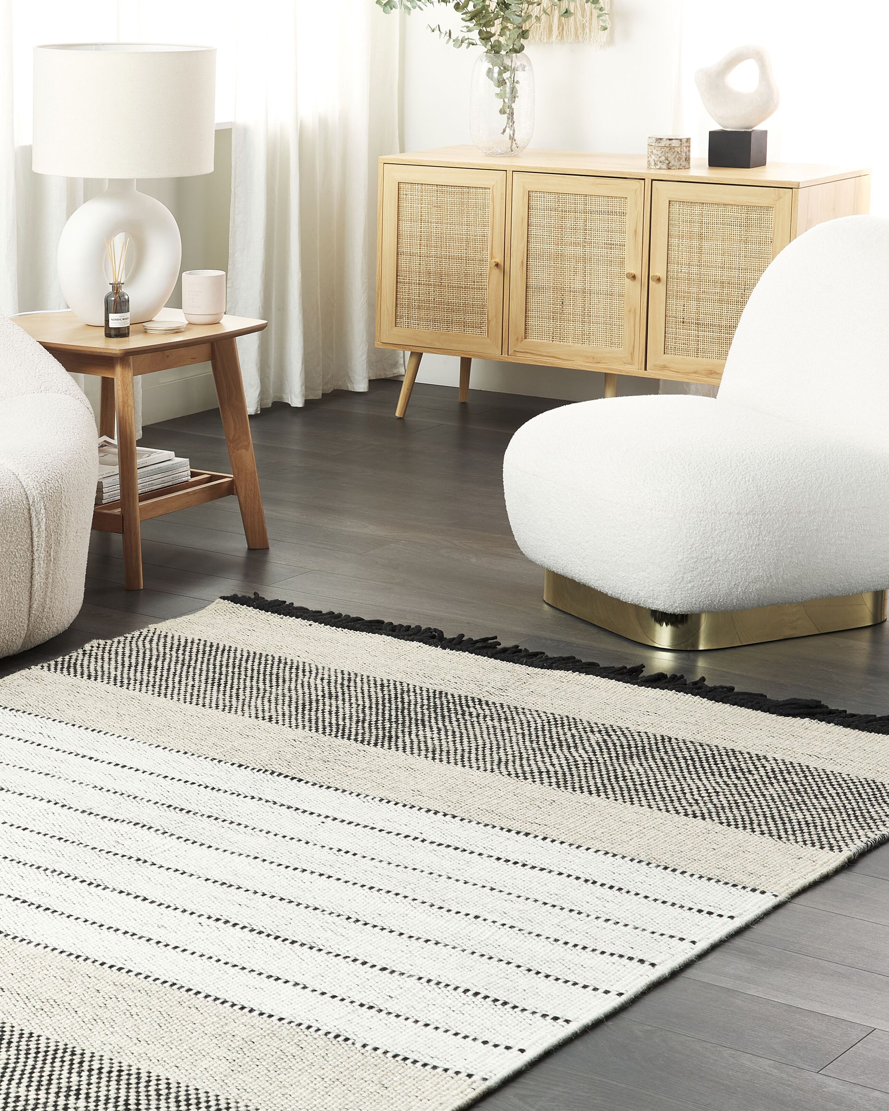 Rug YAZLIK Beige 160 x 230 cm Wool