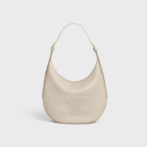 Replicate MEDIUM HELOÏSE BAG CUIR TRIOMPHE IN SUPPLE CALFSKIN LIGHT STONE(1:1 replica)1:1High-quality replica