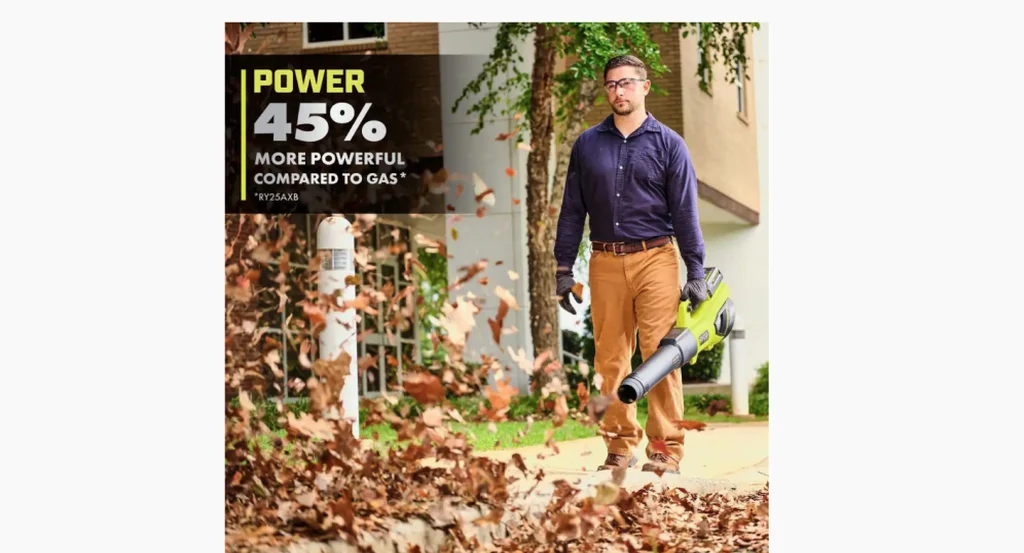 RYOBI 40V HP Brushless Cordless Leaf Blower, 730 CFM, 190 MPH, 2x 4.0 Ah Batteries And Charger - Image 6 RYOBI 40V HP Brushless Cordless Leaf Blower, 730 CFM, 190 MPH, 2x 4.0 Ah Batteries And Charger - Image 6