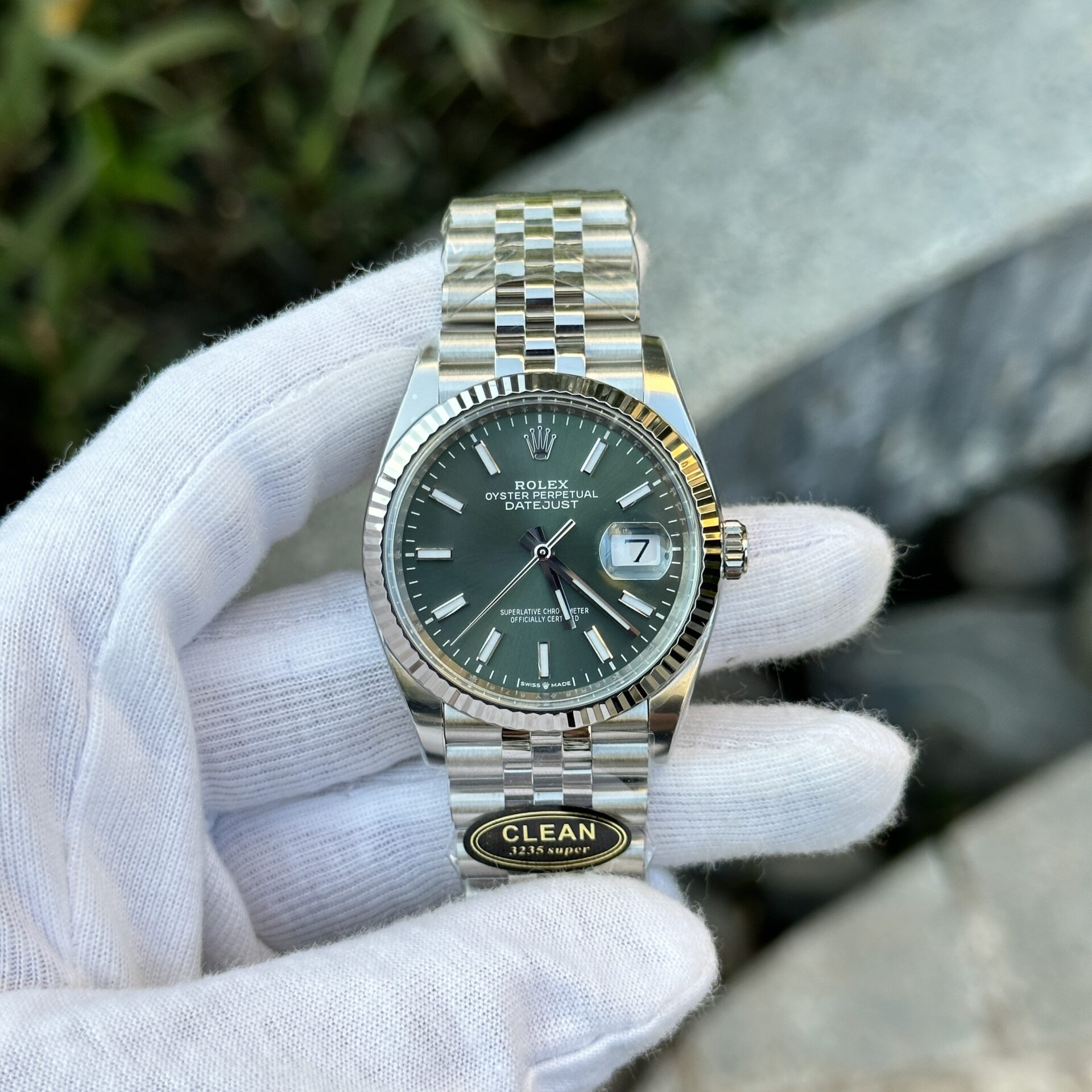 Rolex DateJust 126334 Green Dial Jubilee Strap Clean Factory 36mm - Elite Watch Atelier