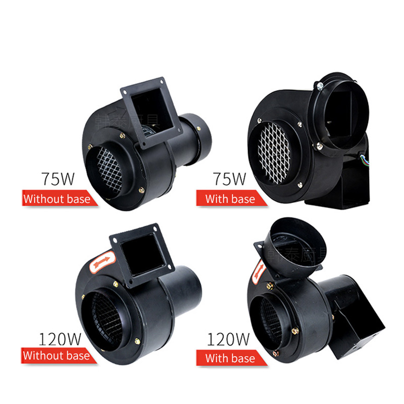 Korean Barbecue Restaurant Electric Charcoal BBQ Grills BBQ 75W Upper Pipe 120W Lower Pipe Smoke Exhaust Motor