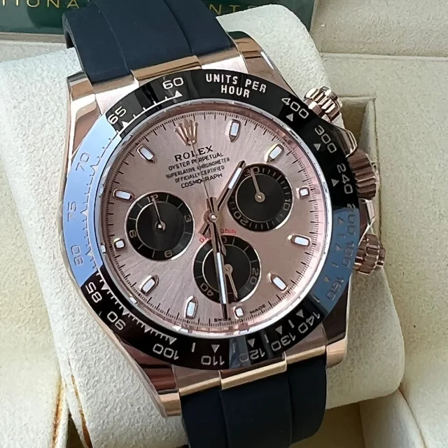Rolex Cosmograph Daytona 40mm, 18k Everose Gold, Ref# 126515ln-0006(1:1 replica) - Top club