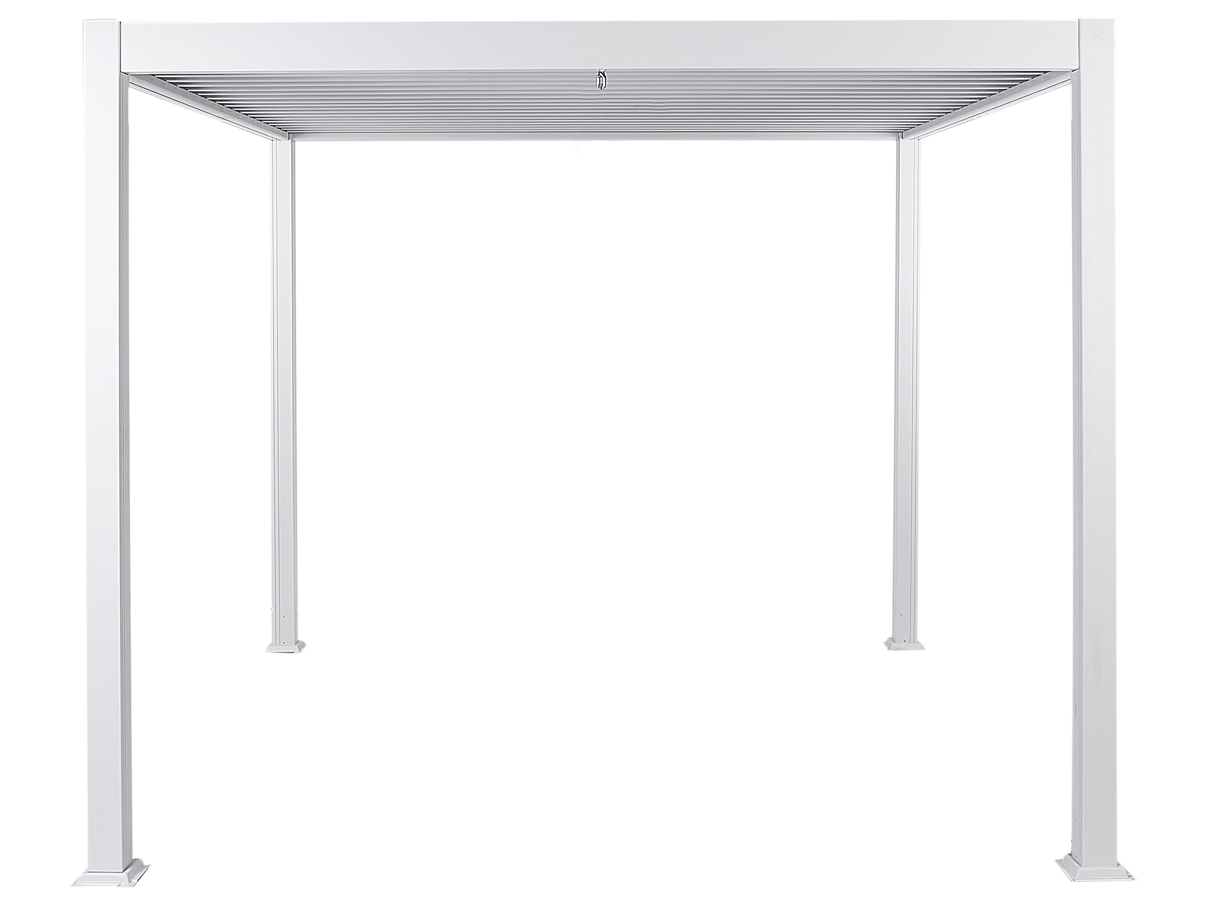 Gazebo FORNOLI Metal 310 cm 310 cm White
