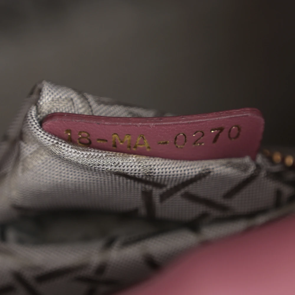 Mirror Quality Replica Dior Pink Honey Lambskin Bag1:1High-quality replica