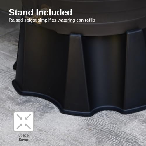 50 Gallon Rain Barrel With Brass Spigot And Flat-Back Design - Image 23 50 Gallon Rain Barrel With Brass Spigot And Flat-Back Design - Image 23