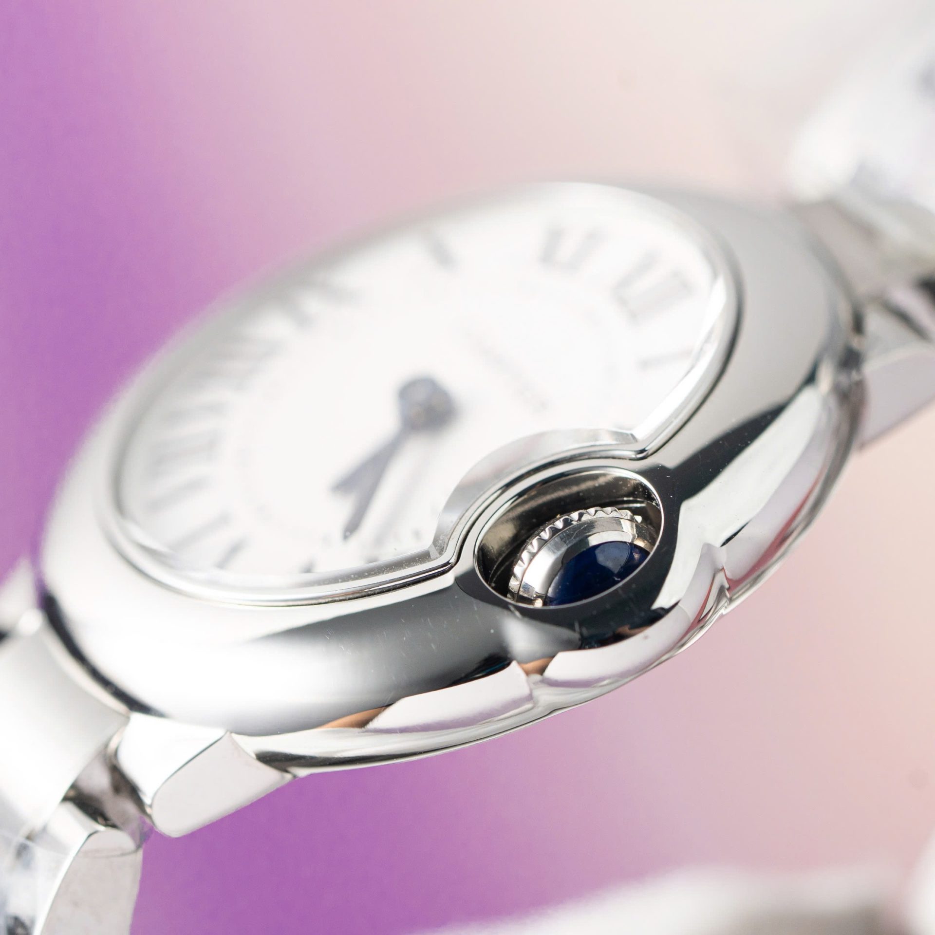 Cartier Ballon Bleu Women s Replica Watch Swiss Quartz Movement Metal Strap 28mm - Top club
