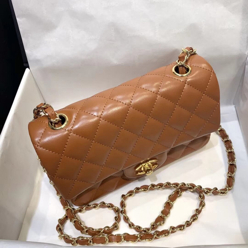 Replica Chanel Lambskin 20Cm Classic Flap Bag 11161:1High-quality replica