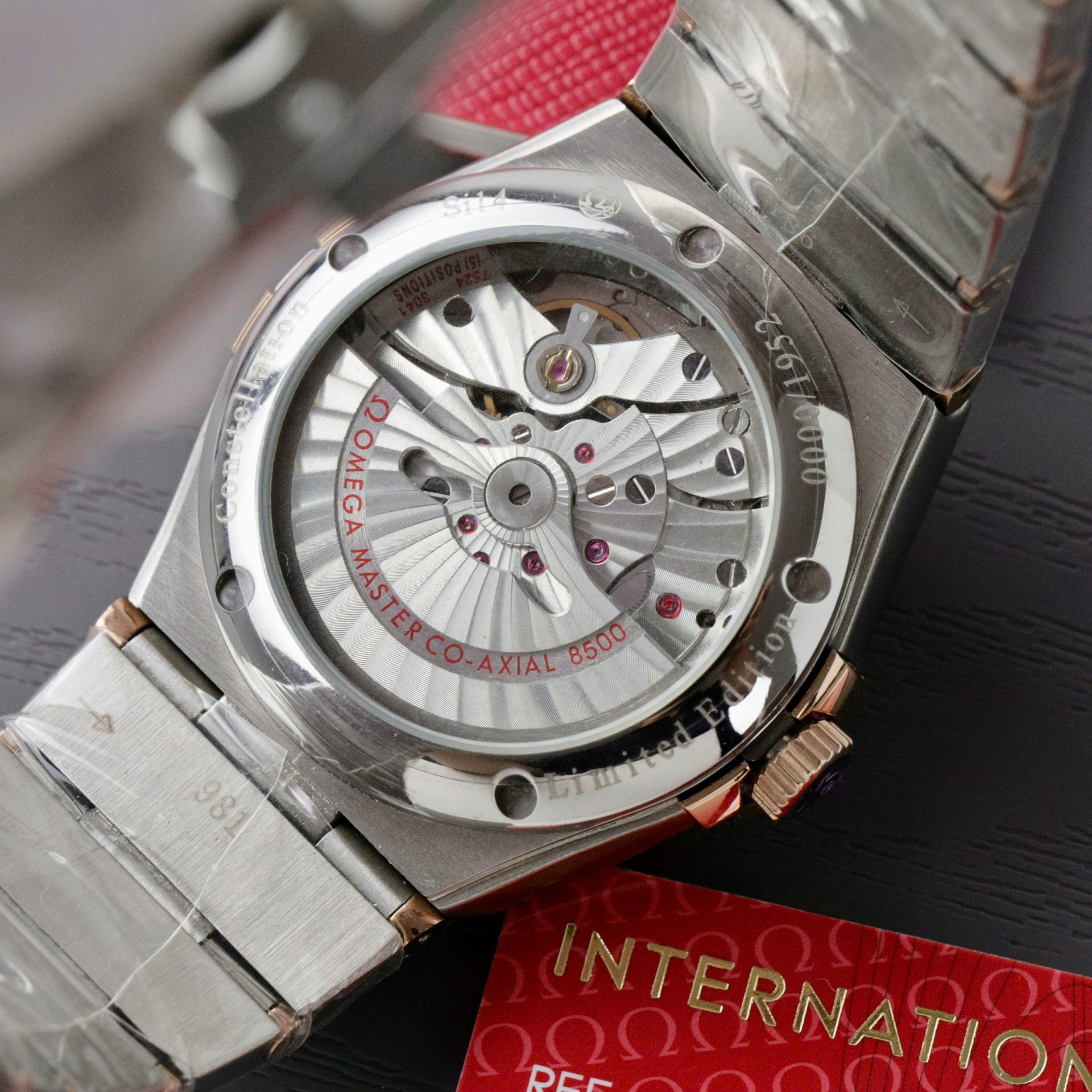 Omega Constellation Co-Axial Clone 11 Watch White Dial Metal Strap 38mm - Top club