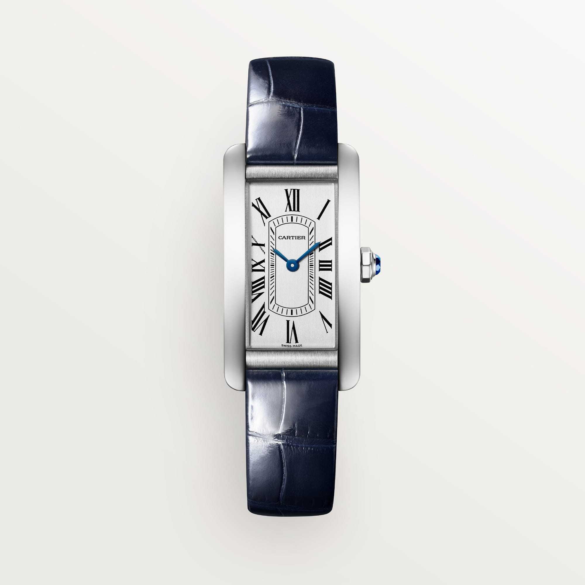 fake cartier watch Tank Americaine small model quartz movement(1:1 replica) - Top club