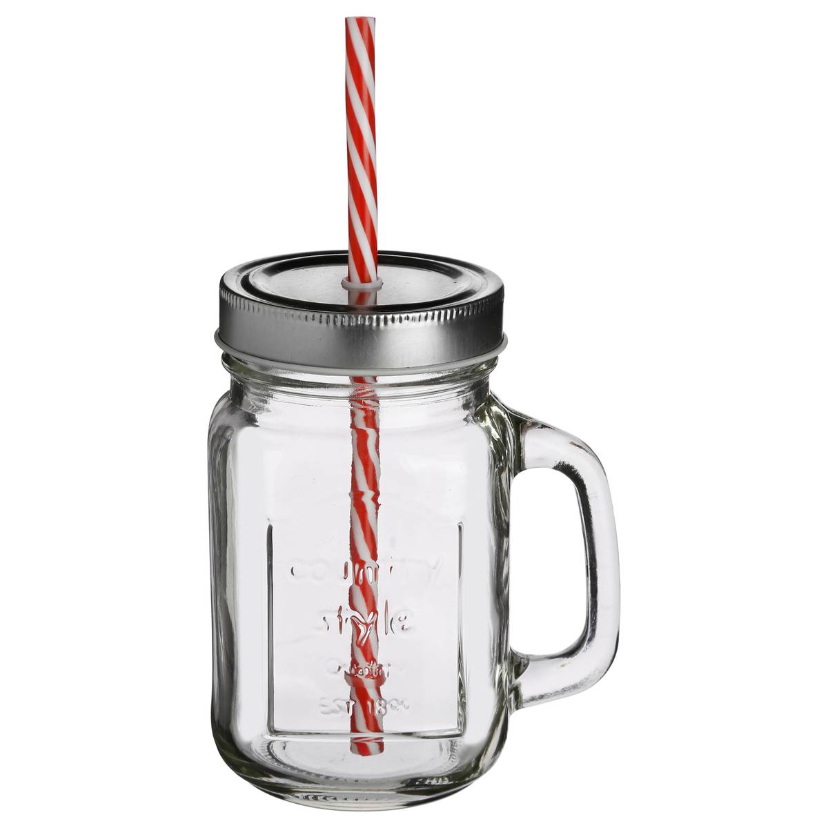 Beer mug "Country" 450 ml, Transparent