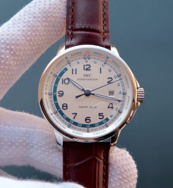 Replica IWC Portuguese Automatic Yacht Club White Dial Blue Hand - Top club
