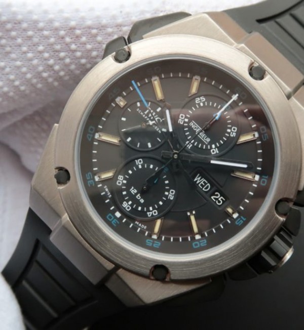 Replica IWC Ingenieur Chrono IW386503 Titanium Case - Elite Watch Atelier