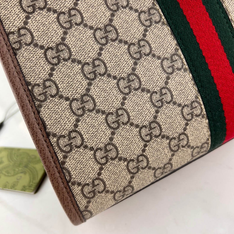 Replica Gucci Ophidia Small Tote With Web 693724 Brown1:1High-quality replica